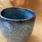 Mug in starry blue, heart shape, handmade ceramics #2