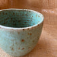 Mug in green, pebble shape, handmade ceramics #1