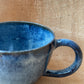 Question Mug in starry blue, handmade ceramics #4
