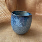 Mug in starry blue, angular shape, handmade ceramics #1