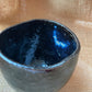Mug in galaxy blue, apple shape, handmade ceramics #3
