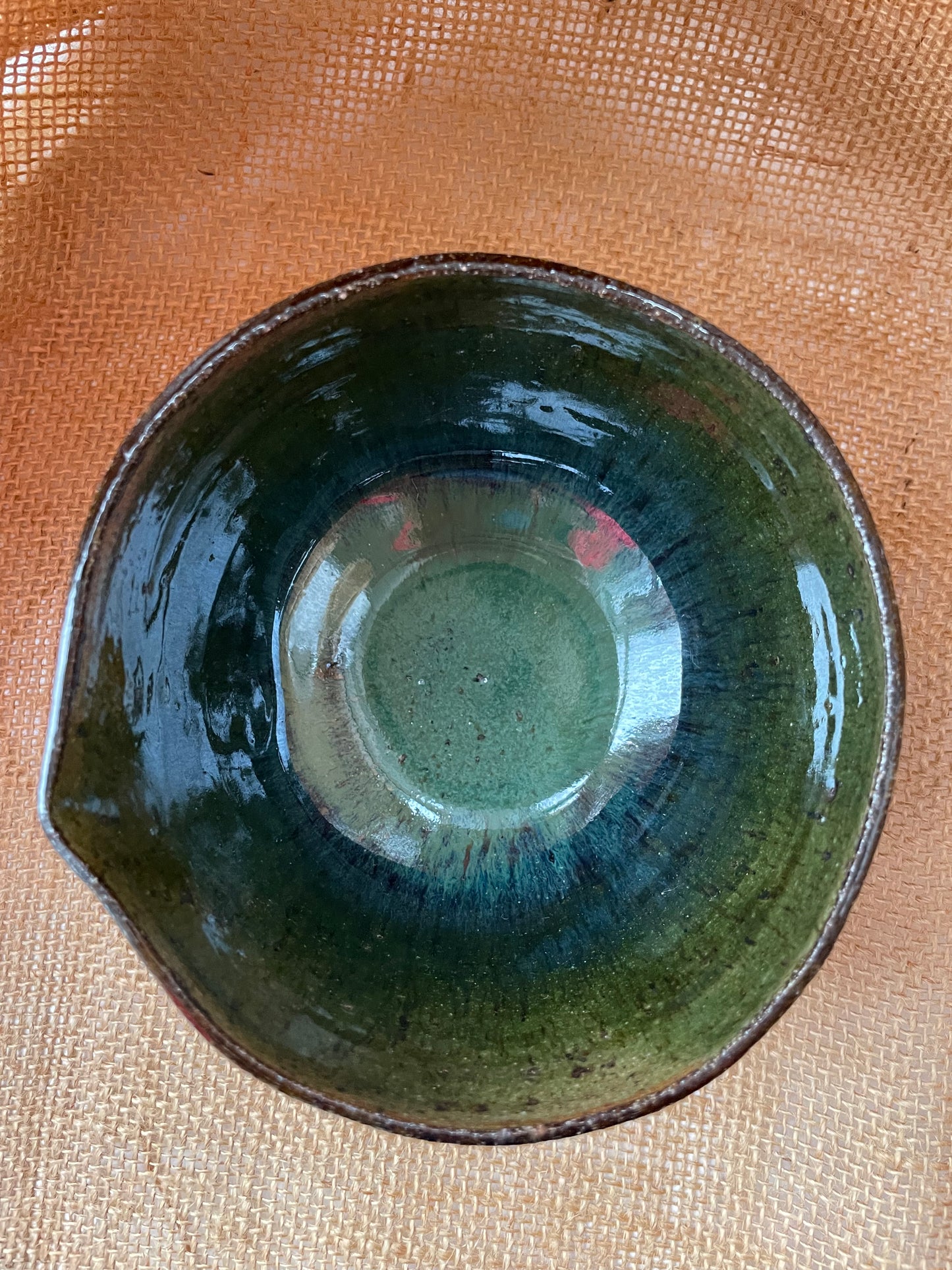 Matcha bowl in jade, handmade ceramics #3