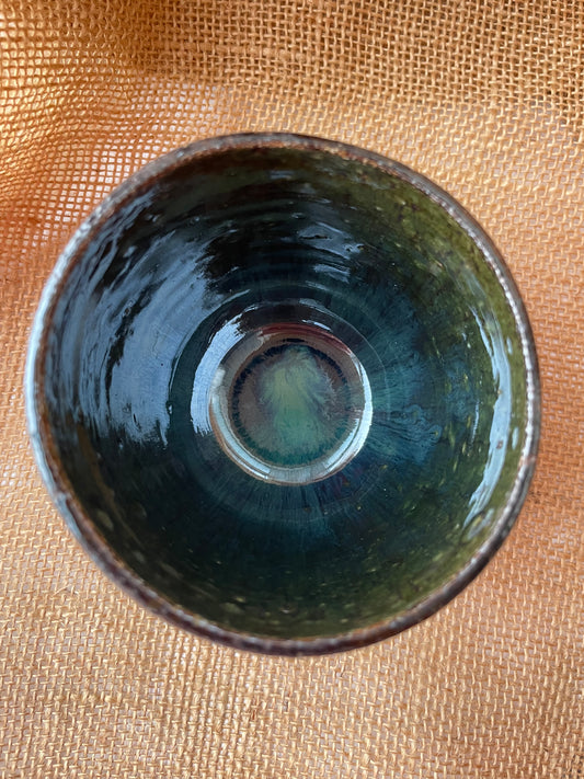 Mug in jade, round shape, handmade ceramics #3