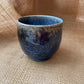 Mug in starry blue, round shape, handmade ceramics #3