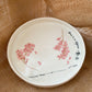 Sakura plate #5, sketch on porcelain