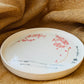 Sakura plate #7, sketch on porcelain