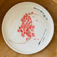 Sakura plate #6, sketch on porcelain
