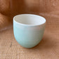 Mug in turquoise, pebble shape, handmade ceramics #1