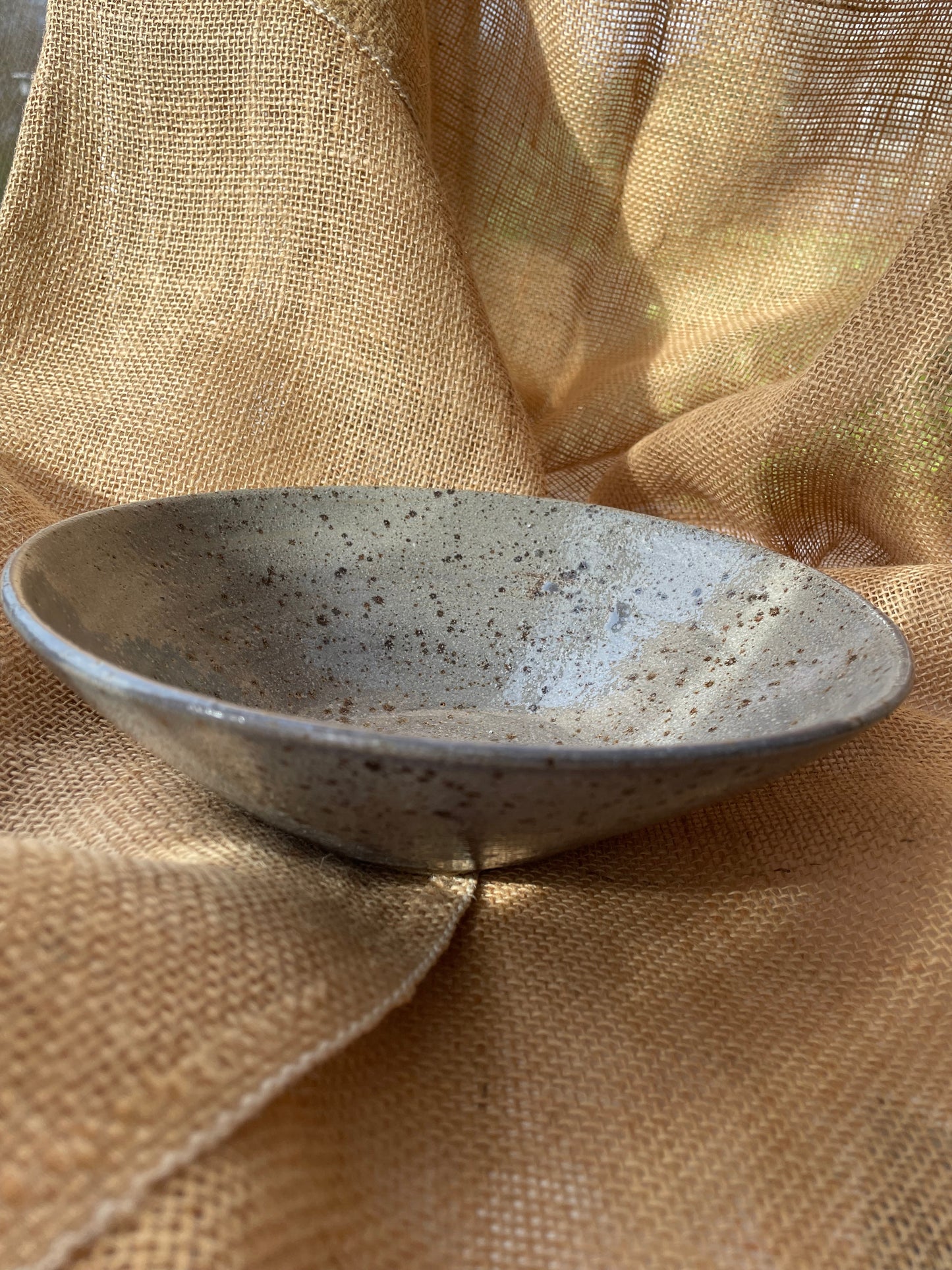 Bowl in purple, handmade ceramics