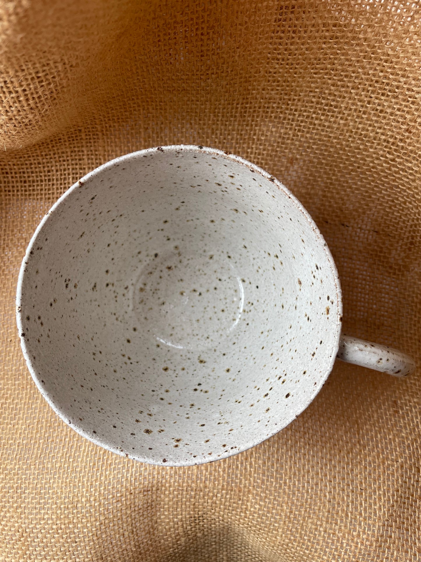 Question Mug in white, handmade ceramics #2