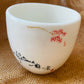 Sakura mug #1, sketch on porcelain