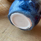 Mug in starry blue, round shape, handmade ceramics #3