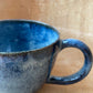 Question Mug in starry blue, handmade ceramics #4