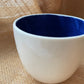 Mug in sky blue and white, pebble shape, handmade ceramics #5