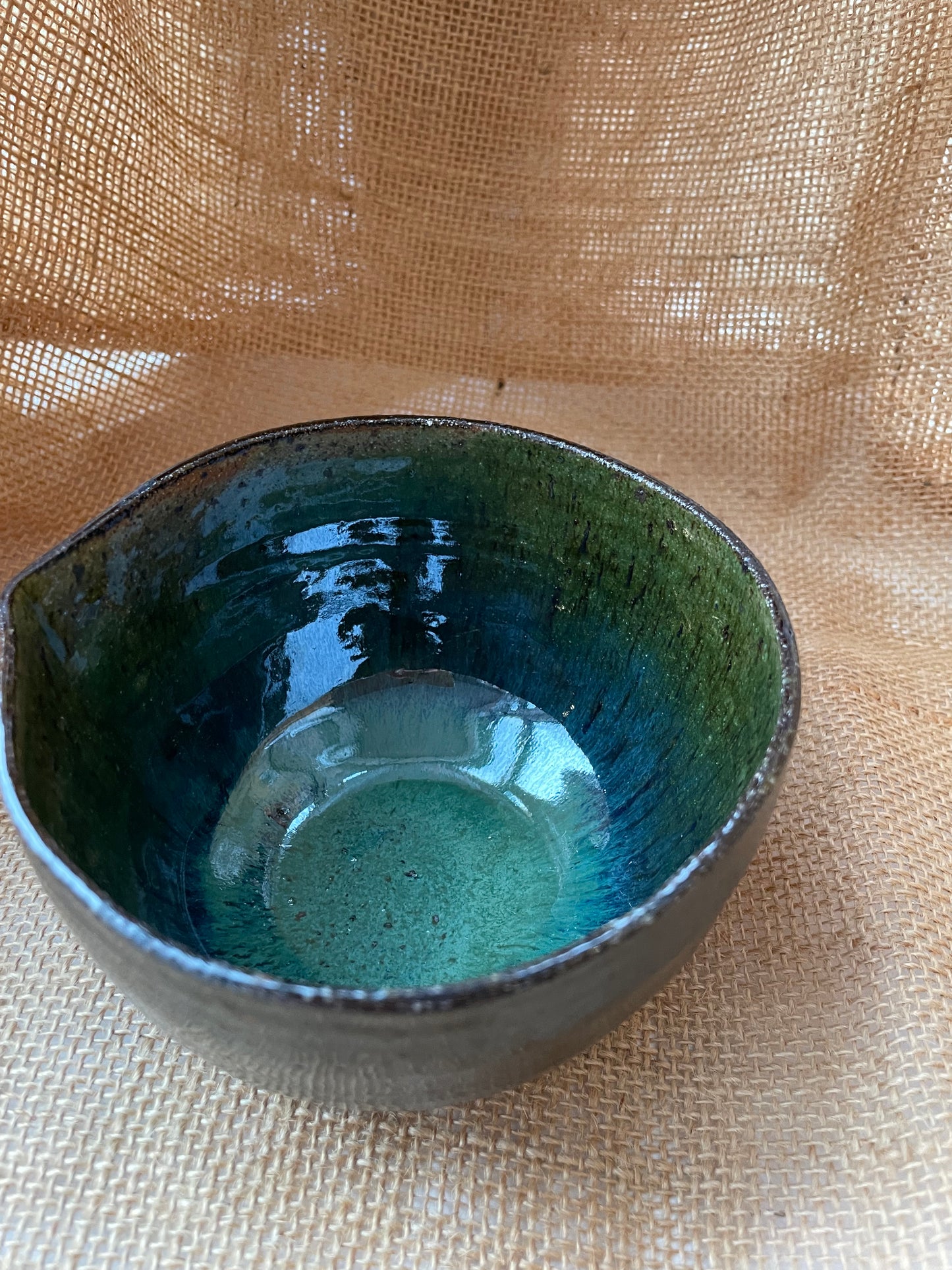 Matcha bowl in jade, handmade ceramics #3