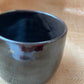 Mug in black with gold specks, round shape, handmade ceramics #1