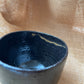 Mug in black with gold specks, pebble shape, handmade ceramics #3