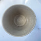 Be Water pot in flecked grey, handmade ceramics