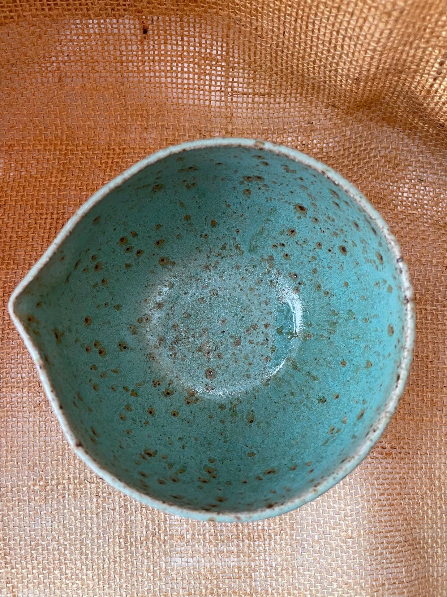 Matcha bowl in green, handmade ceramics #5