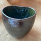 Mug in jade, heart shape, handmade ceramics #1