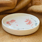 Sakura plate #5, sketch on porcelain