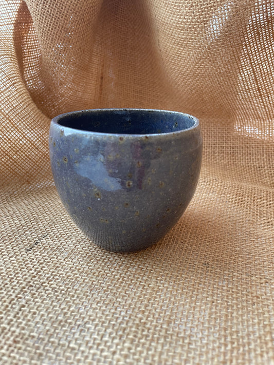Mug in purple, pebble shape, handmade ceramics #2