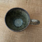 Question Mug in light brown, grogged, handmade ceramics #3