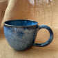 Question Mug in starry blue, handmade ceramics #4