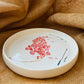Sakura plate #6, sketch on porcelain