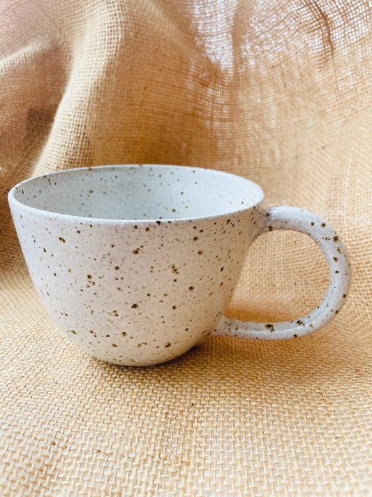 Question Mug in white, handmade ceramics #2