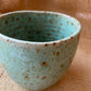 Mug in green, pebble shape, handmade ceramics #1