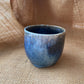 Mug in starry blue, round shape, handmade ceramics #3