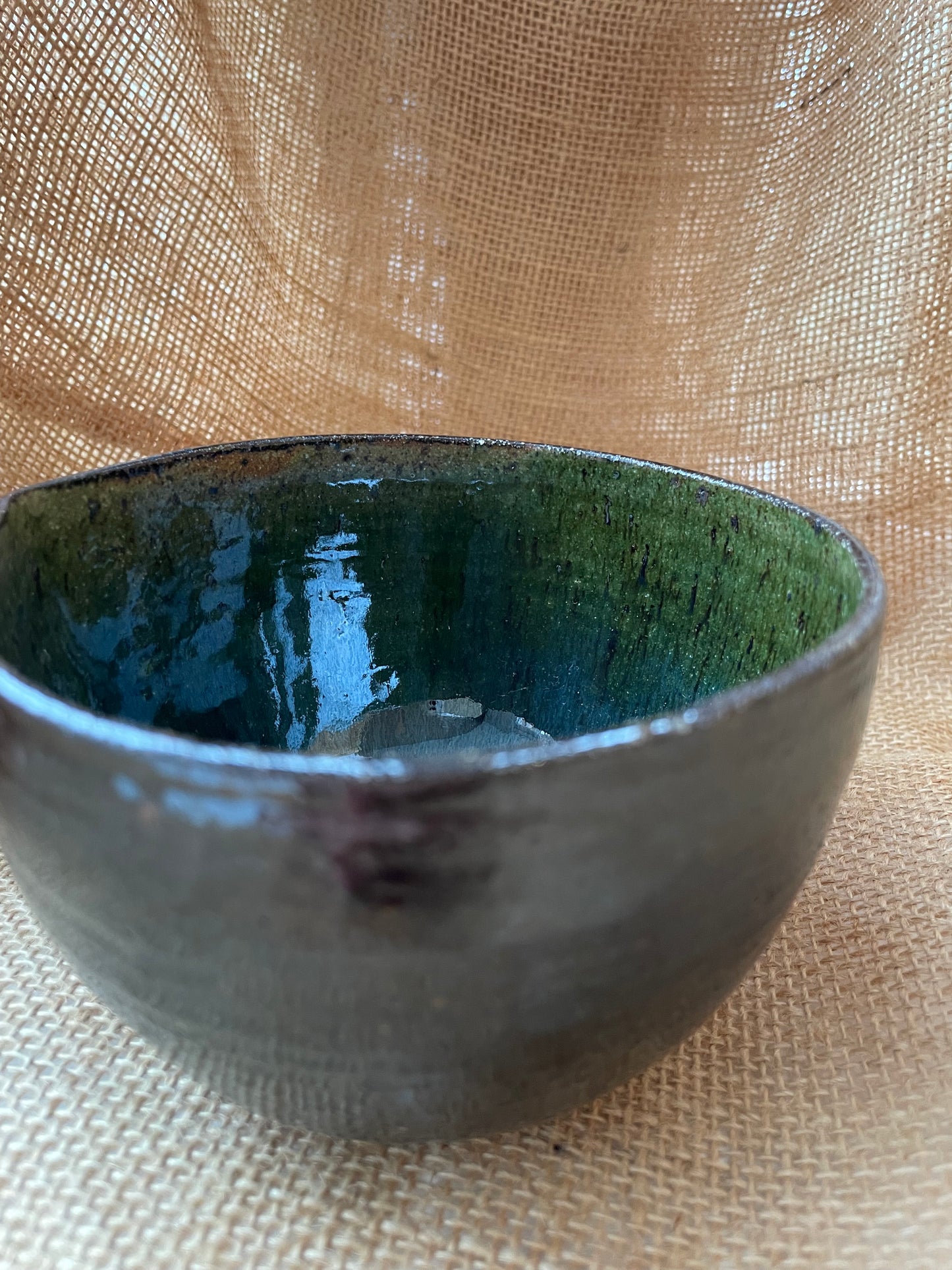 Matcha bowl in jade, handmade ceramics #3