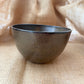 Bowl in matt brown, handmade ceramics