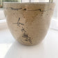Be Water pot in flecked grey, handmade ceramics