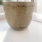 Be Water pot in flecked grey, handmade ceramics
