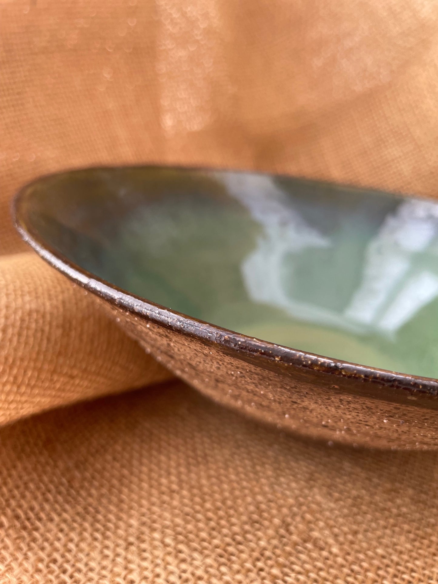 Bowl in jade, handmade ceramics #1