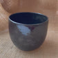 Mug in black with gold specks, round shape, handmade ceramics #2