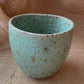 Mug in green, pebble shape, handmade ceramics #1