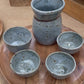Sake Set in baby blue, handmade ceramics