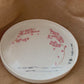 Sakura plate #7, sketch on porcelain