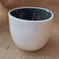 Mug in brown and white, pebble shape, handmade ceramics #6