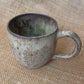 Question Mug in light brown, grogged, handmade ceramics #3