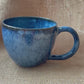 Question Mug in starry blue, handmade ceramics #4