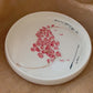 Sakura plate #6, sketch on porcelain