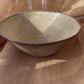 Bowl in brown, slightly grogged, handmade ceramics