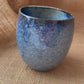Mug in starry blue, angular shape, handmade ceramics #1