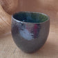 Mug in jade, apple shape, handmade ceramics #2