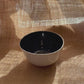 Mini bowl in black and white, smooth, handmade ceramics