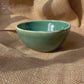 Bowl in jade, glossy and smooth, handmade ceramics